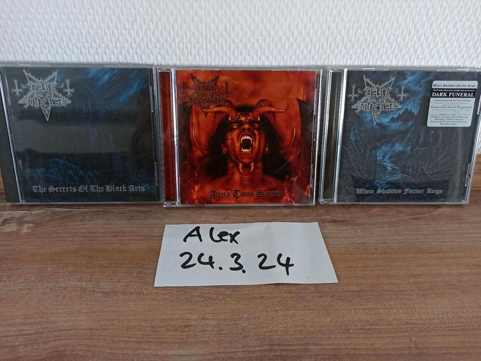 Dark Funeral - Secrets Of & Attera & Where Shadows CD Sammlung in Vettweiß