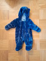 Bornino Baby Basics Plüschoverall marine, Gr. 50/56, 2 x getragen Nordrhein-Westfalen - Schermbeck Vorschau