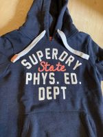 Neuwertig Sweatshirt Sweat SuperDry Damen Gr S Hoodie blau kapuze Nordrhein-Westfalen - Gevelsberg Vorschau