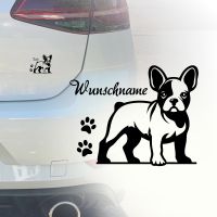 Auto Aufkleber | Französische Bulldogge | Wunschname | Sticker Köln - Köln Merheim Vorschau