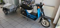 Simson SR50 Bj. 1988 4 Gang 12V Elektronik  Gespann mit Anhänger Sachsen-Anhalt - Hettstedt Vorschau