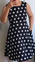 Orsay Kleid mit Taschen Gr 36, schwarz/weiß Baumwolle Düsseldorf - Garath Vorschau