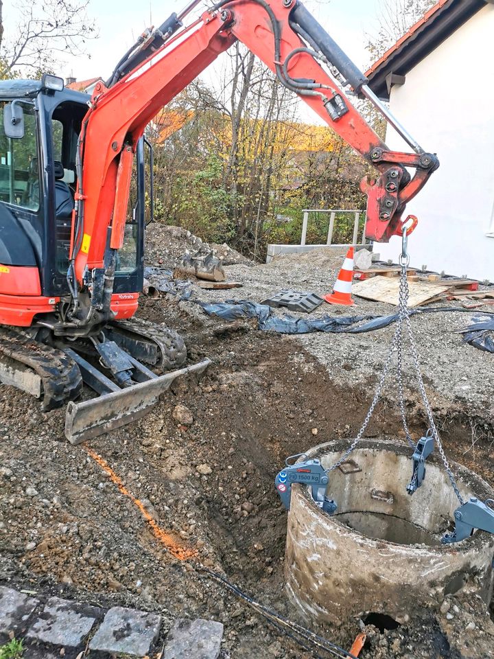 Minibagger 2,8to zu vermieten Kubota Bagger mieten in Heldenstein