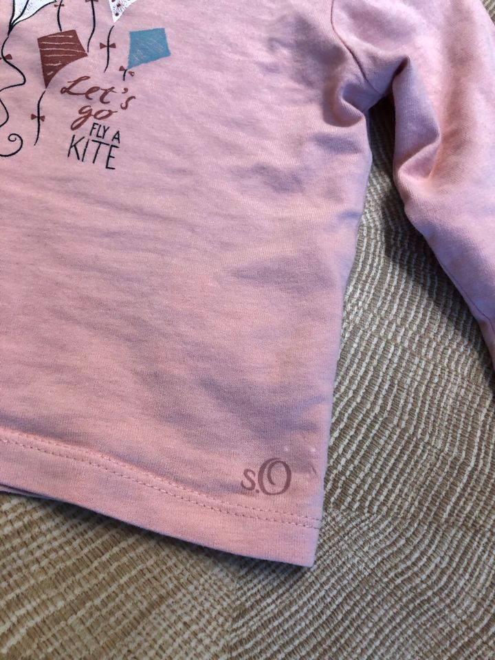 s‘Oliver T-Shirt Baby Mädchen Gr. 68 / rosé in Marl