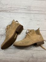 Timberland Stiefeletten Gr. 38 Schnür Boots Beige Wildleder Baden-Württemberg - Mannheim Vorschau