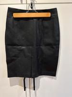 H&M premium collection, Lederrock, Mini, schwarz, Gr. 38 Hessen - Schöneck Vorschau
