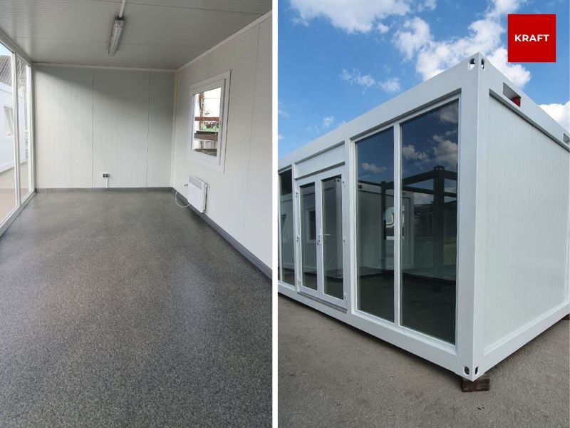 Verkaufscontainer | Eventcontainer |  15,7 m² | 605 x 300 cm in Homburg