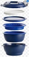 Tupperware Micro-Combi Gourmet 3l Dampfgarer Microgourmet Tupper Bayern - Viereth-Trunstadt Vorschau