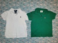 2 Poloshirts ❤️ Lacoste ❤️ Ralph Lauren 86/92 weiß grün T-Shirt Frankfurt am Main - Bornheim Vorschau