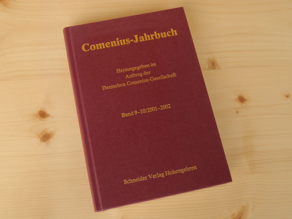 ✳️ Comenius-Jahrbuch Band 9-10/2001-2002 ✳️ in Simmelsdorf