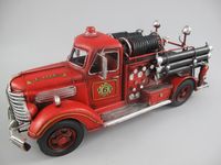 Feuerwehrwagen Blechspielzeug - Fire Dept. - 43x18cm Modell Krummhörn - Greetsiel Vorschau