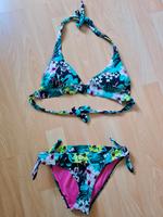 Triangel Bikini floralem Muster mit Schleifen Bonn - Hardtberg Vorschau