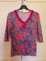 Boden Tunika Shirt Blumen lila pink UK Gr. 10 (36) München - Laim Vorschau
