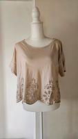 Crop T-Shirt Beige H&M Lochmuster Baden-Württemberg - Tübingen Vorschau