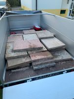 Terrassenplatten, Betonplatten rötlich zu verschenken Freiburg im Breisgau - Wiehre Vorschau