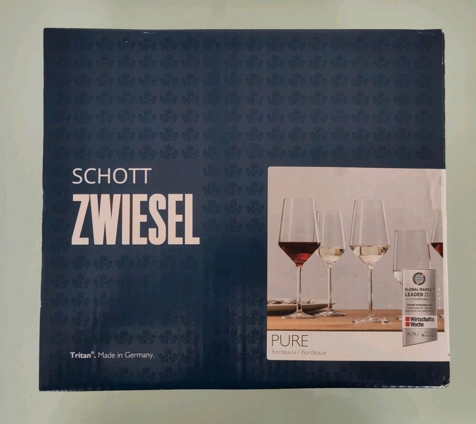 6x Schott Zwiesel Pure Bordeaux Weingläser in Karlsruhe