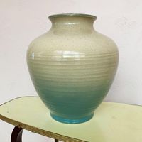 Vase Keramik Art Deco vintage Blau Türkis antik Farbverlauf Nürnberg (Mittelfr) - Mitte Vorschau