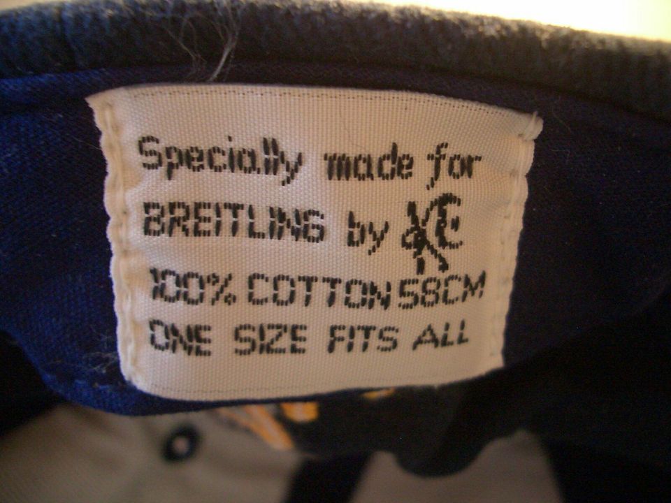 Original Breitling Basecap - keine Fälschung, kein Fake - echt ! in Berlin