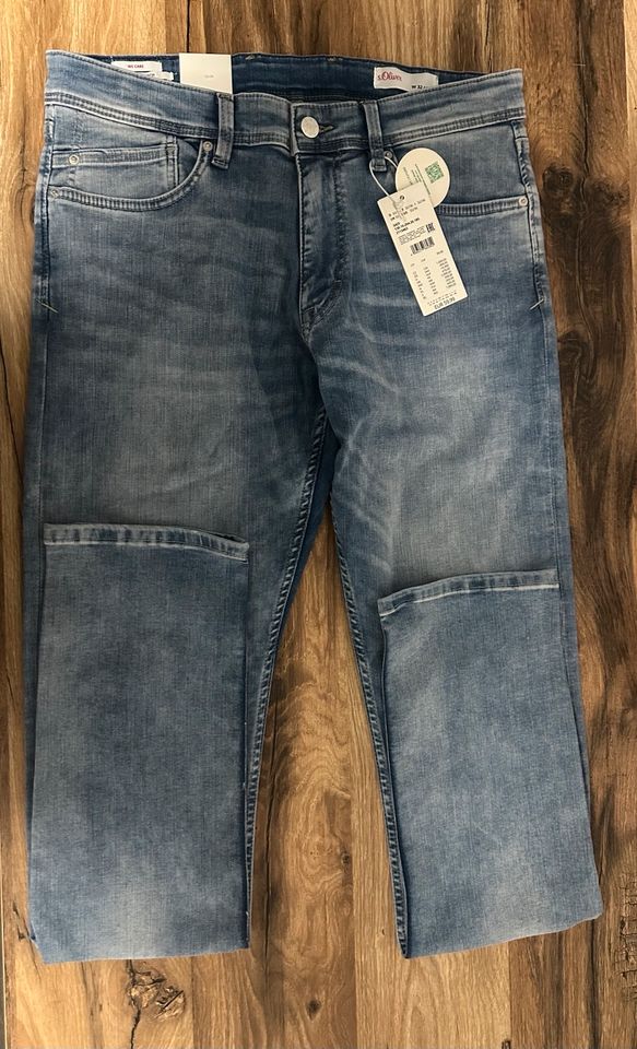 S. Oliver Herren Jeans Hose GR W32/L36 Neu Farbe Blau in Neuburg a.d. Donau