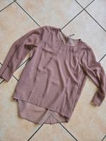 Bluse transparent mauve/Lila mit Punkten XS Bayern - Buchloe Vorschau
