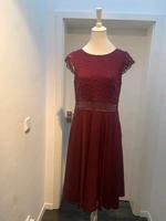 Konfirmations-Kleid  bordeaux-rot Gr.42 Hessen - Waldeck Vorschau