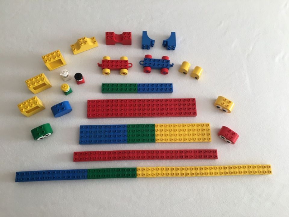 Vintage 80er Lego Duplo Fenster Augen Fahrzeug Katze Figuren in Langweid am Lech