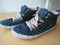 h&m Sneaker Stoffschuhe blau hellrosa Punkte Winterstiefel Gr. 38 Nordrhein-Westfalen - Bottrop Vorschau