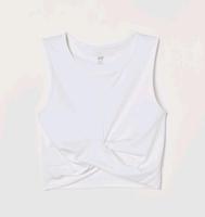 NEU H&M Sport Crop Top Knoten Bindedetail Weiß S 36 Niedersachsen - Hildesheim Vorschau