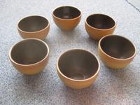 6 Fondue Schalen Keramik Braun Servierschalen Antipasti NEU! Baden-Württemberg - Nagold Vorschau