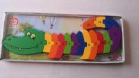 Playtive Junior Holzpuzzle/ Puzzle/ Zahlenpuzzle Krokodil Saarland - Nalbach Vorschau