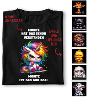 Grumpy Tiershirt mit Wunschnamen und Wunschtier Niedersachsen - Varel Vorschau