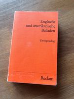 Englische und amerikanische Balladen zweisprachig Reclam Bayern - Regen Vorschau