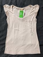 Top mit Rüschenärmeln Frauen beige Größe XS Sachsen - Olbernhau Vorschau