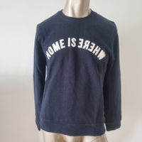 Sweatshirt H&M Home is where Gr. L Marineblau München - Berg-am-Laim Vorschau