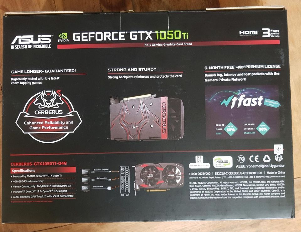 NEU OVP Grafikkarte GEFORCE GTX 1050 Ti  OC Edition in Oberhausen