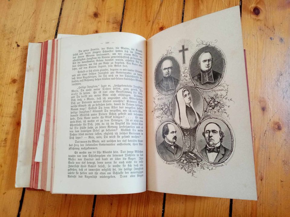 Die Wunder von Lourdes - Antikes Buch 1887 (20€ Inkl. Versand) in Bremen