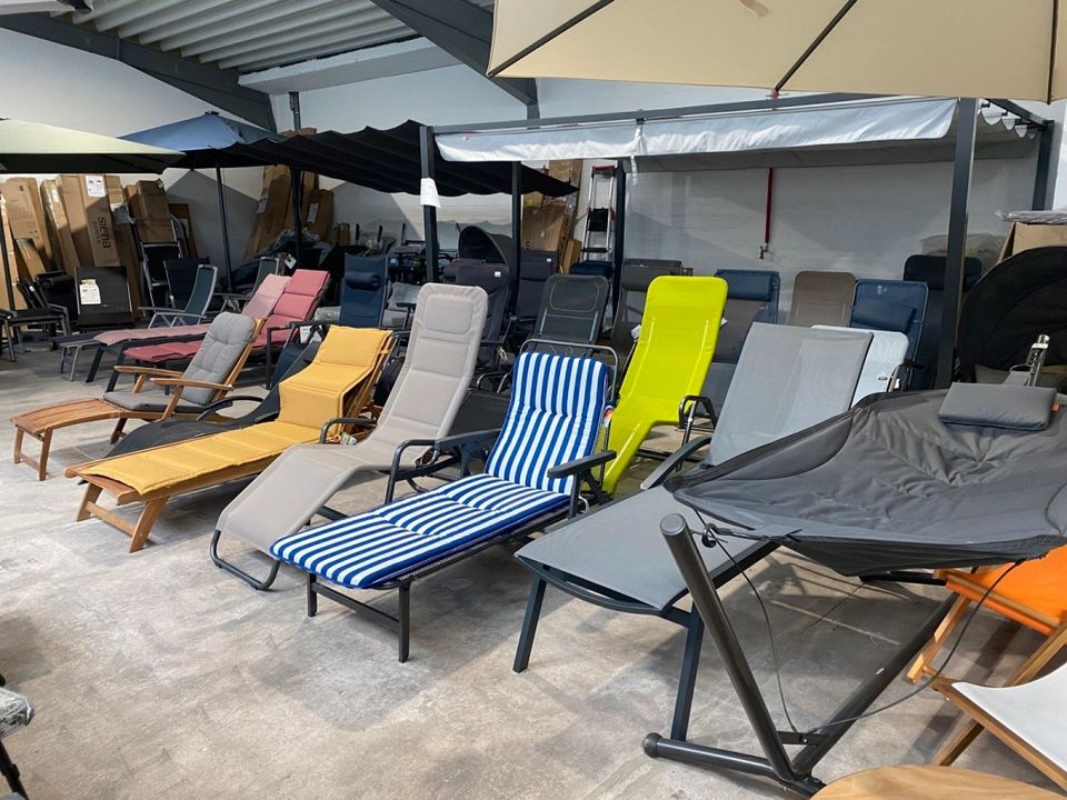 Gartenmöbel ⭐Outlet Dülmen Lounge Marken Sessel Schirme Pavillon in Düsseldorf