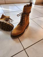 Braungelbe Schuhe/Boots Marco Tozzi Größe 40 Nordrhein-Westfalen - Ascheberg Vorschau