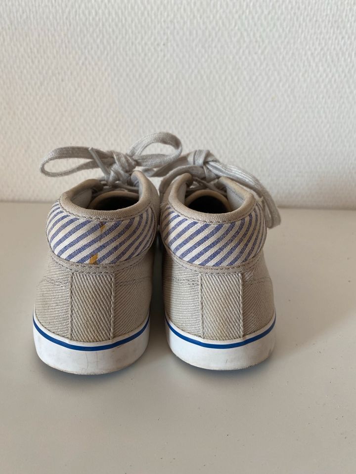 Lacoste Sneaker high hoch beige Kinderschuhe Gr. 33 in Heidelberg