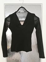 Shirt transparent *schwarz *XS/S 34/36 *Fetisch Emo Kinky Gothic Wandsbek - Hamburg Eilbek Vorschau