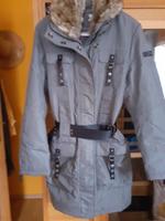 Damenjacke, Winterjacke, Damenanorak mit Gürtel, 42/44, khaki Bayern - Röslau Vorschau