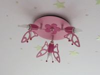 Lampe Schmetterling Holz Rosa Deckenlampe Kinderlampe Mädchen Hessen - Bad Arolsen Vorschau