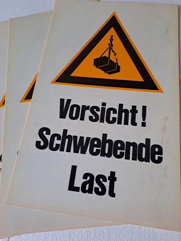 Hinweisschilder Schilder Achtung Konvolut Sammlung Baustelle in Plauen