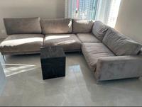 Sofa Samt Grau (L-Ecksofa) Bayern - Buchloe Vorschau