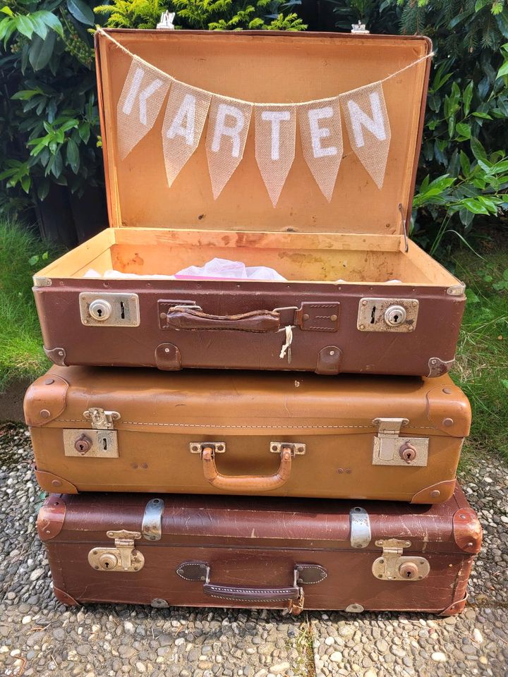LEIHEN | alte Koffer | Kartenbox | Hochzeit in Kappelrodeck