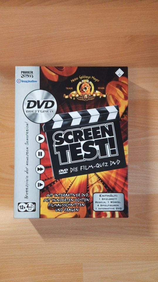 Brettspiel mit DVD Screen Test Filmquiz ab 12 Jahren 2-4 Spieler in Bayern  - Bad Kissingen | Gesellschaftsspiele günstig kaufen, gebraucht oder neu |  eBay Kleinanzeigen ist jetzt Kleinanzeigen