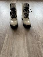„BLK Boots weiß – Gr. 39 – Schnürstiefeletten chunky“ Nordrhein-Westfalen - Ochtrup Vorschau