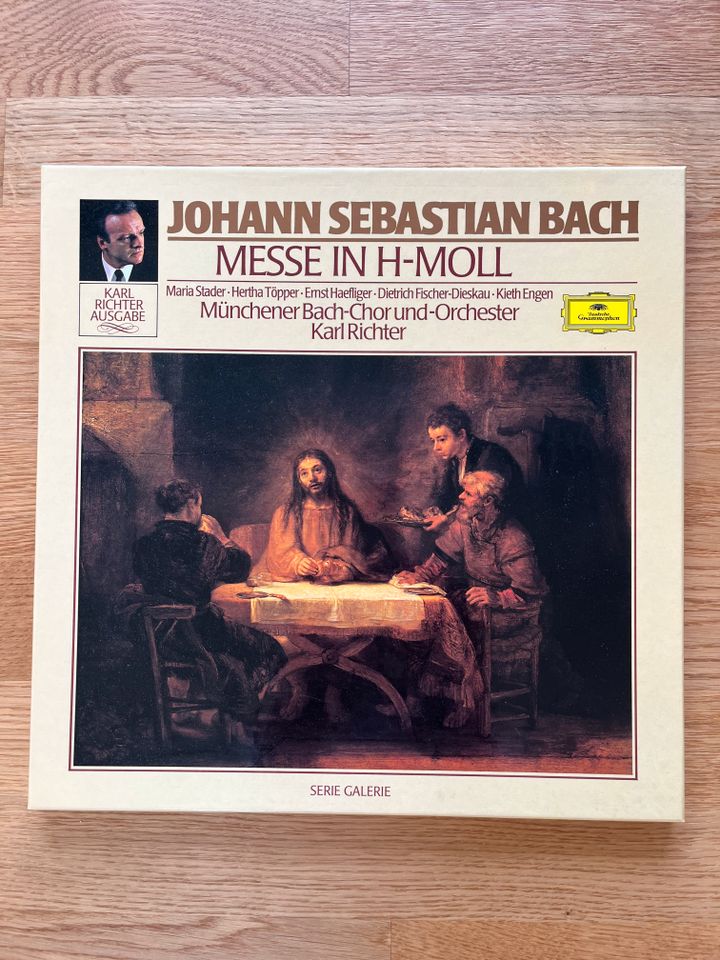 Johann Sebastian Bach H-Moll-Messe Schallplatten DG in Karlsruhe