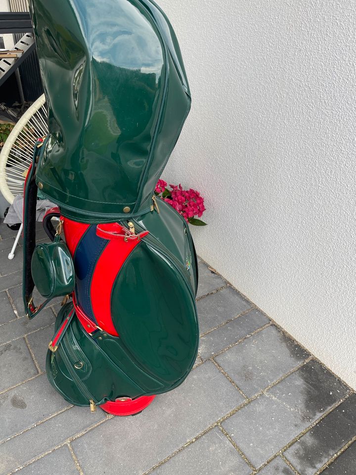 Original Lanig Golfbag Damen rot grün Marine wenig benutzt in Bad Füssing