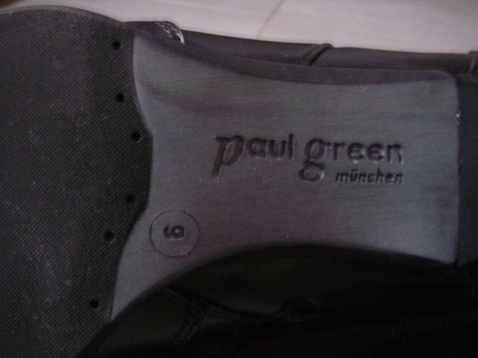 Paul Green Stiefeletten Business Leder schwarz Gr. 6 = 39 neu in Solms